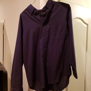 Men's large long sleeve button down shirt